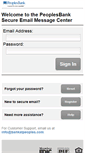 Mobile Screenshot of bankatpeoples-secure.com