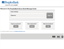 Tablet Screenshot of bankatpeoples-secure.com